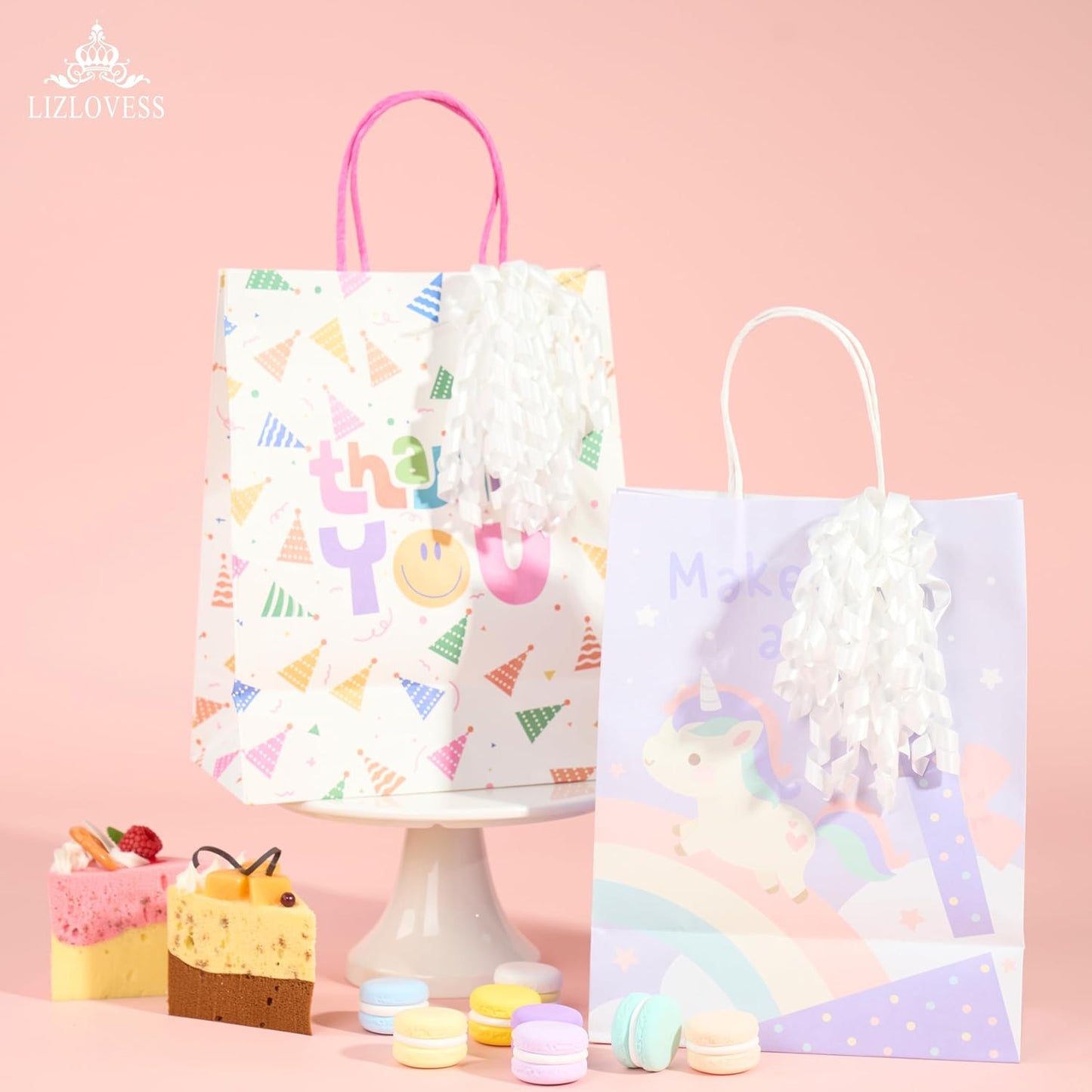 6 Inch White Curly Bows for Gift Wrapping Set of 6, Self Adhesive Bows White Gift Bows for Presents, Satin Ribbon Bows for Birthday, Wedding, Christmas, Bridal Shower, Gift Wrap Accessory