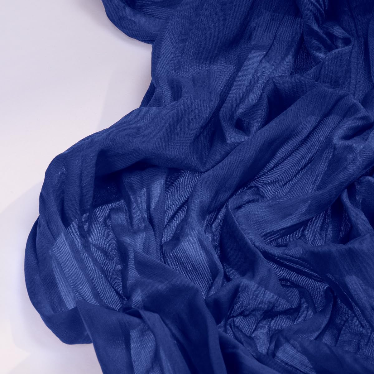 Royal Blue Cheesecloth Table Runner Blue Fall Table Runners Boho Gauze 120 Inches Fall Table Decorations for Thanksgiving Weddings Bridal Baby Shower Birthday Parties Decor