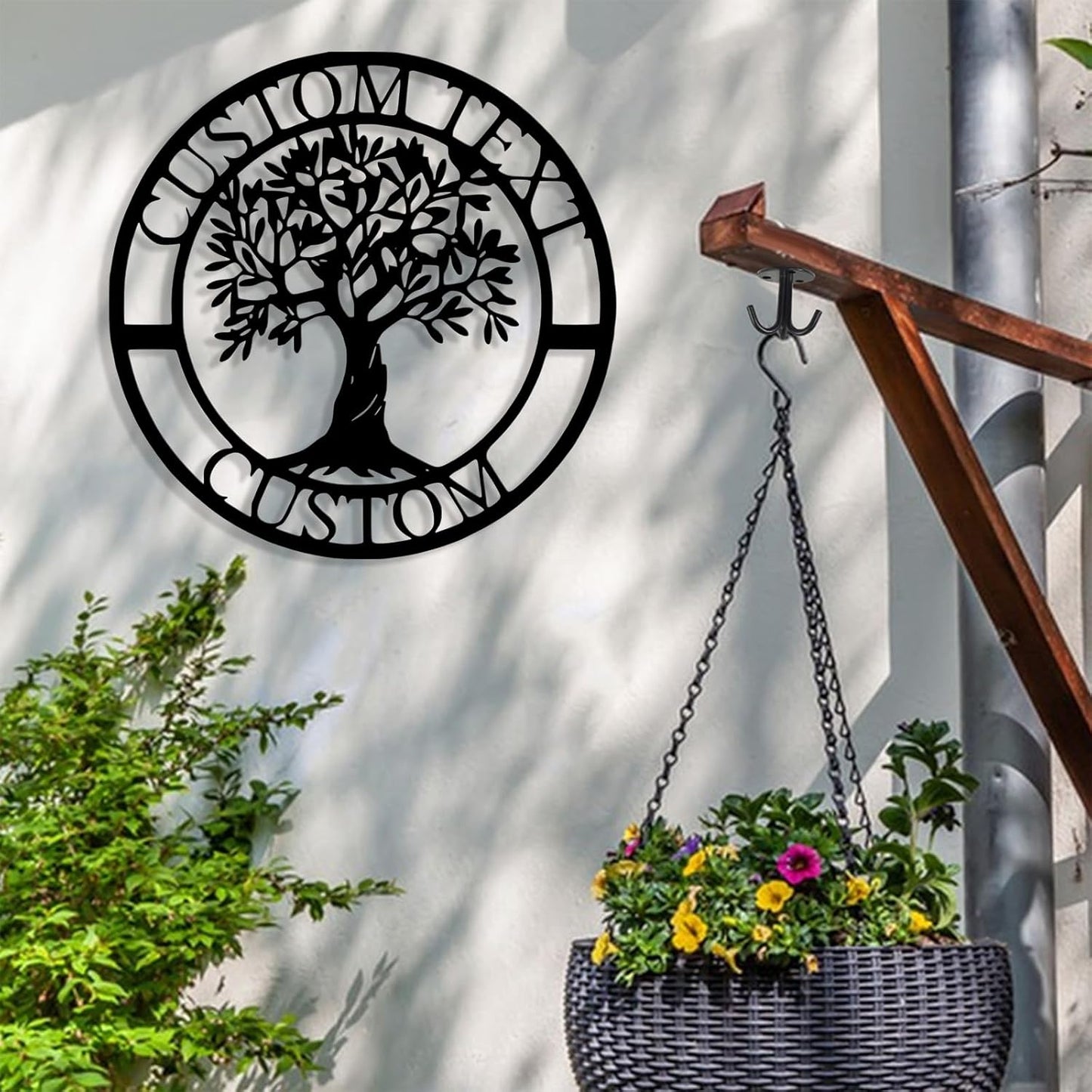 Personalized Tree of Life Metal Sign Wall Art Decor, Custom Wedding Gifts for Couples, Custom Family Name Sign, Christmas Valentine's Day Housewarming Gifts