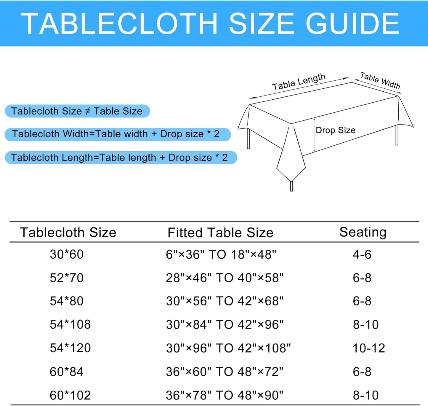 Hiasan 2 Pack Faux Linen Rectangle Tablecloth - Wrinkle and Stain Resistant Washable Table Cloth for Kitchen Dining Room Holiday Table Cover for Party Dinner, Green, 54 x 108 Inch