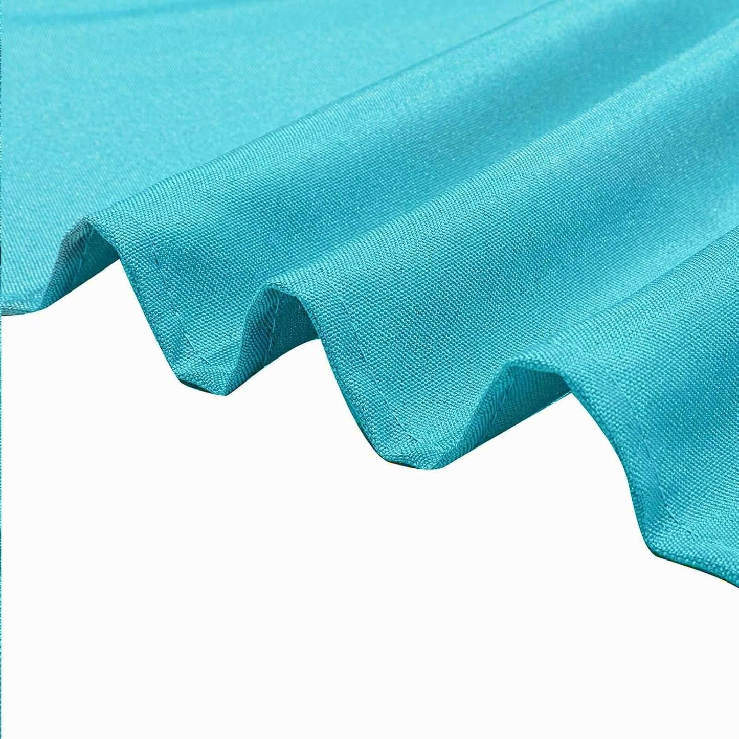 Efavormart 90" Turquoise Wholesale Linens Polyester Square Linen Tablecloth for Kitchen Dining Catering Wedding Birthday Party