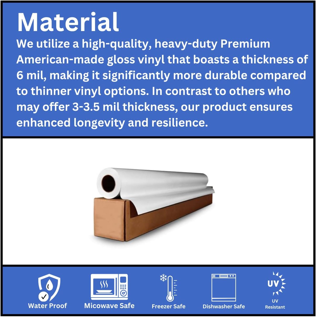 Avgrafx 120 3" Custom Personalized Stickers Labels Vinyl Waterproof Dishwasher Safe, Made USA, Any Text or Image