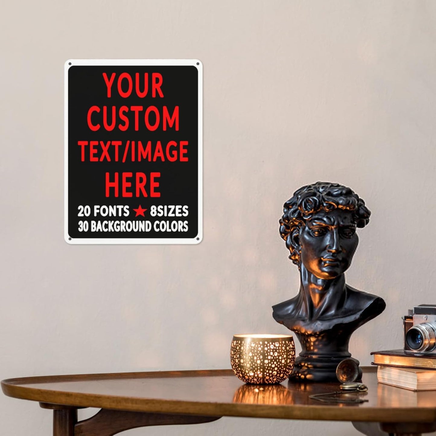 Custom Sign Personalized Custom Metal Sign, Customize For Office, Business, Workplace, Office, Home, Delivery Signs 12x17