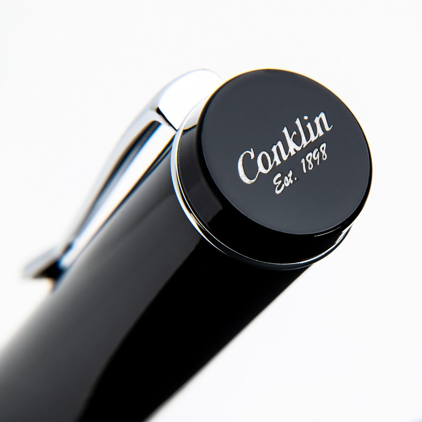 Conklin Duragraph Fountain Pen Orange Nights - Medium Nib, Elegant Writing Instrument with Vibrant Finish