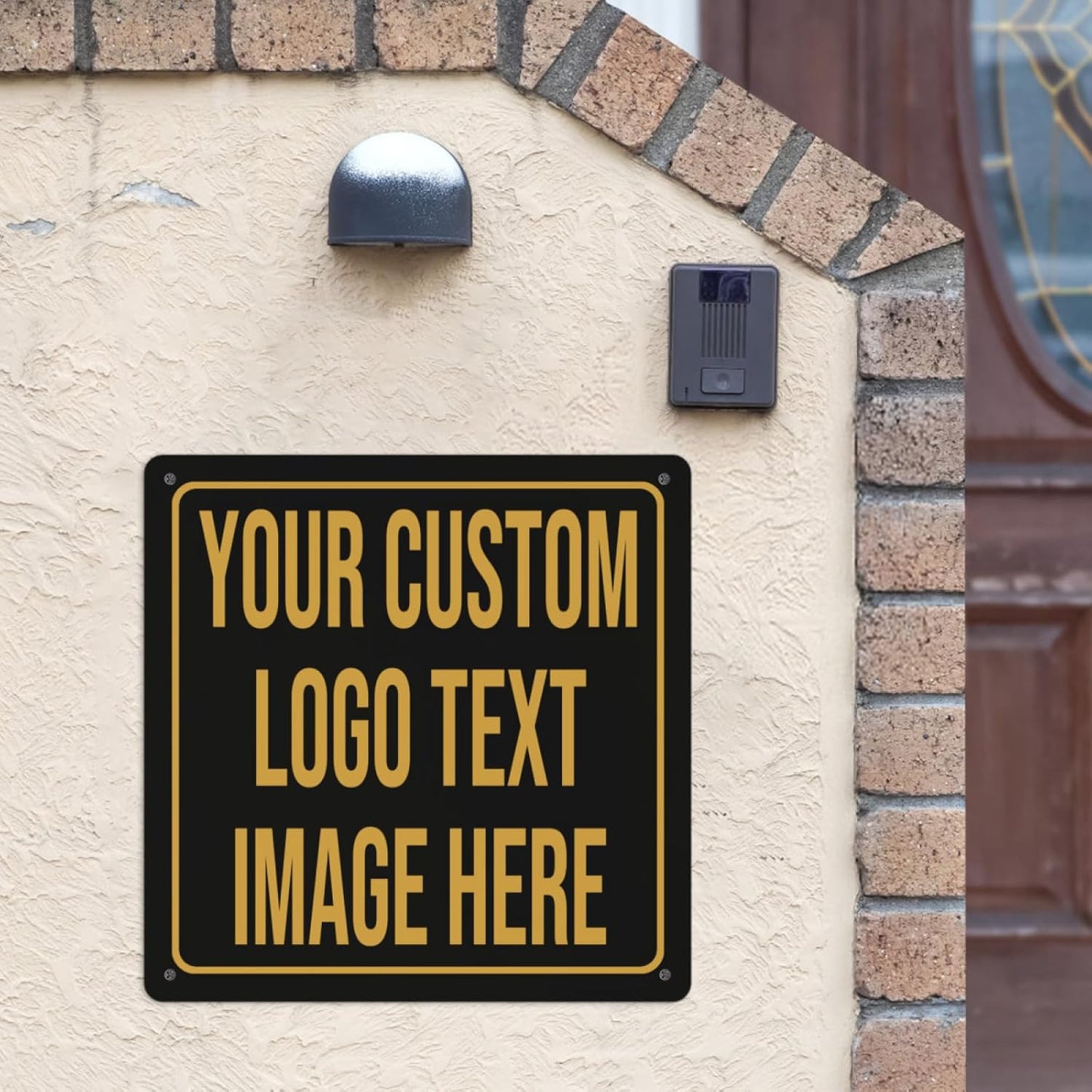 Custom Metal Signs - Personalized Signs for Office, Home, Bar - Indoor/Outdoor Use - 12"x12"