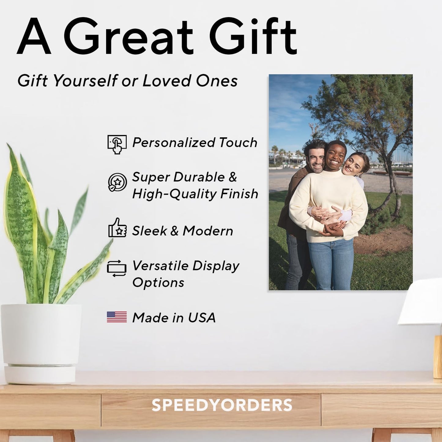 Custom Outdoor Metal Sign, Personalized Aluminum Safety and Business Signs, Waterproof (Picture, 36x24 In) - White Aluminum