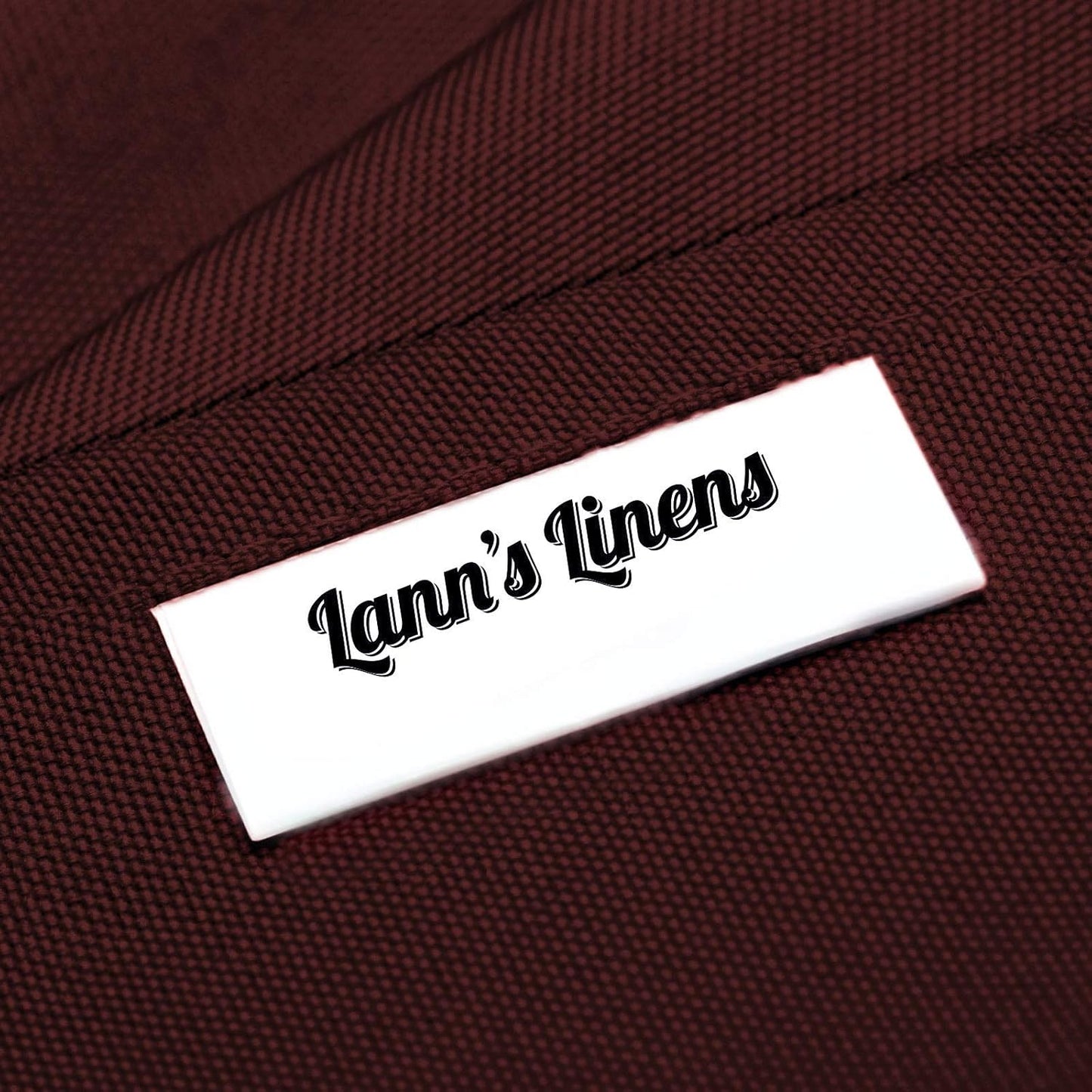 Lann's Linens - 10 Premium 120" Round Tablecloths for Wedding/Banquet/Restaurant - Polyester Fabric Table Cloths - Burgundy