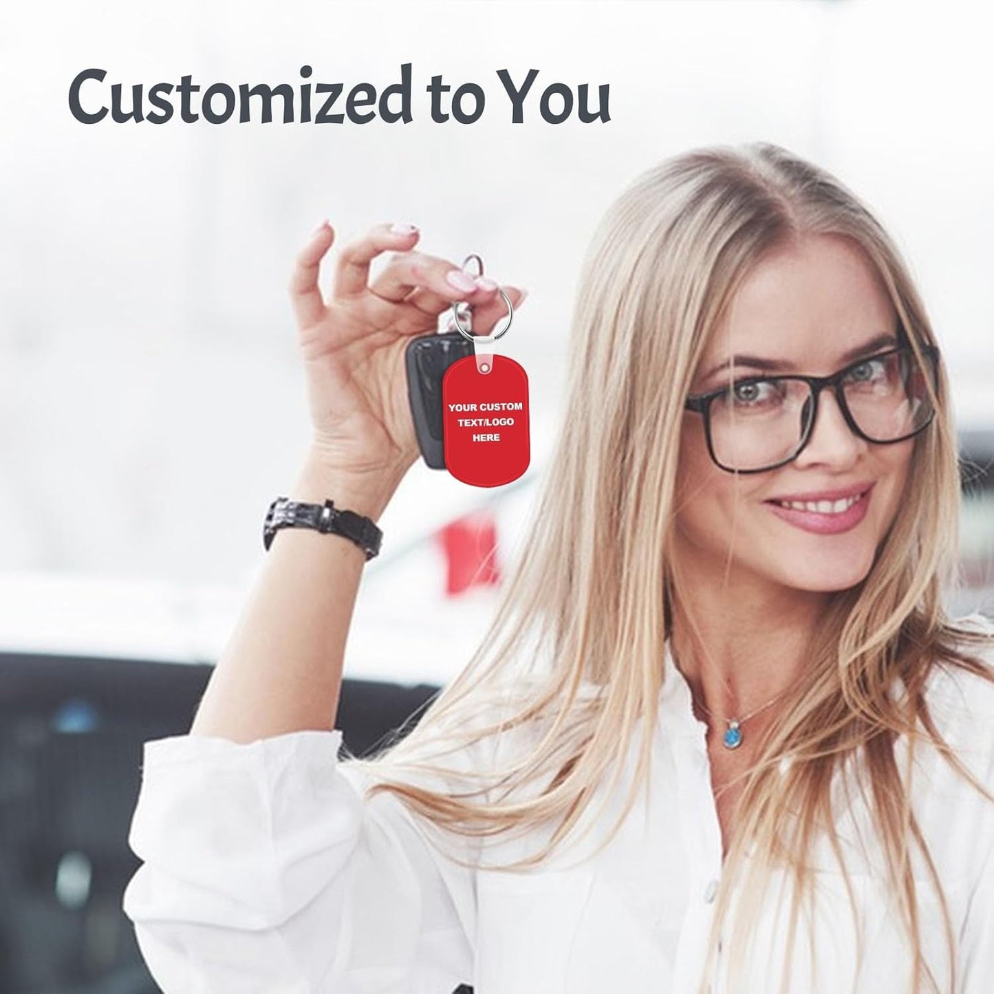 Custom Oval Soft Keychains 200 Pack, Personalized Logo, Text Bulk - Perfect for Tradeshows, Party Favors, Campaign Gifts - Customizable Key Tags