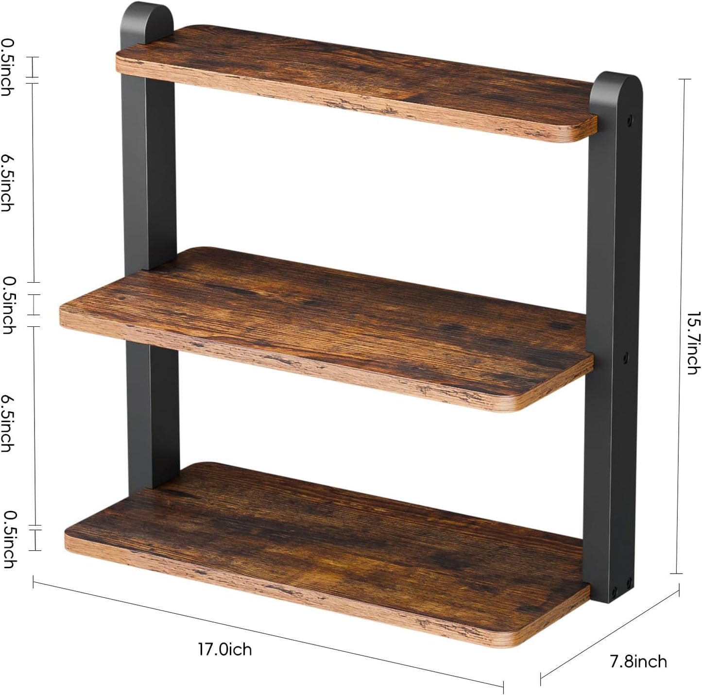 KLM Cupcake Stand, 3 Tier Stepped Wood Display Stand for Weddings, Tiered Party Table Display Riser for Food , Dessert, Cookie, Decor, Craft Show, Party Serving Tray, Vendor Dessert Table Display Set