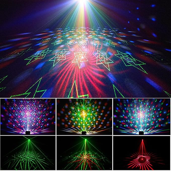 Disco Ball Disco Light, Disco Ball Decor Party Lights Strobe DJ Lights for Party with Dual Disco Balls Sound Activated with Remote Control for Christams Halloween KTV Club Party
