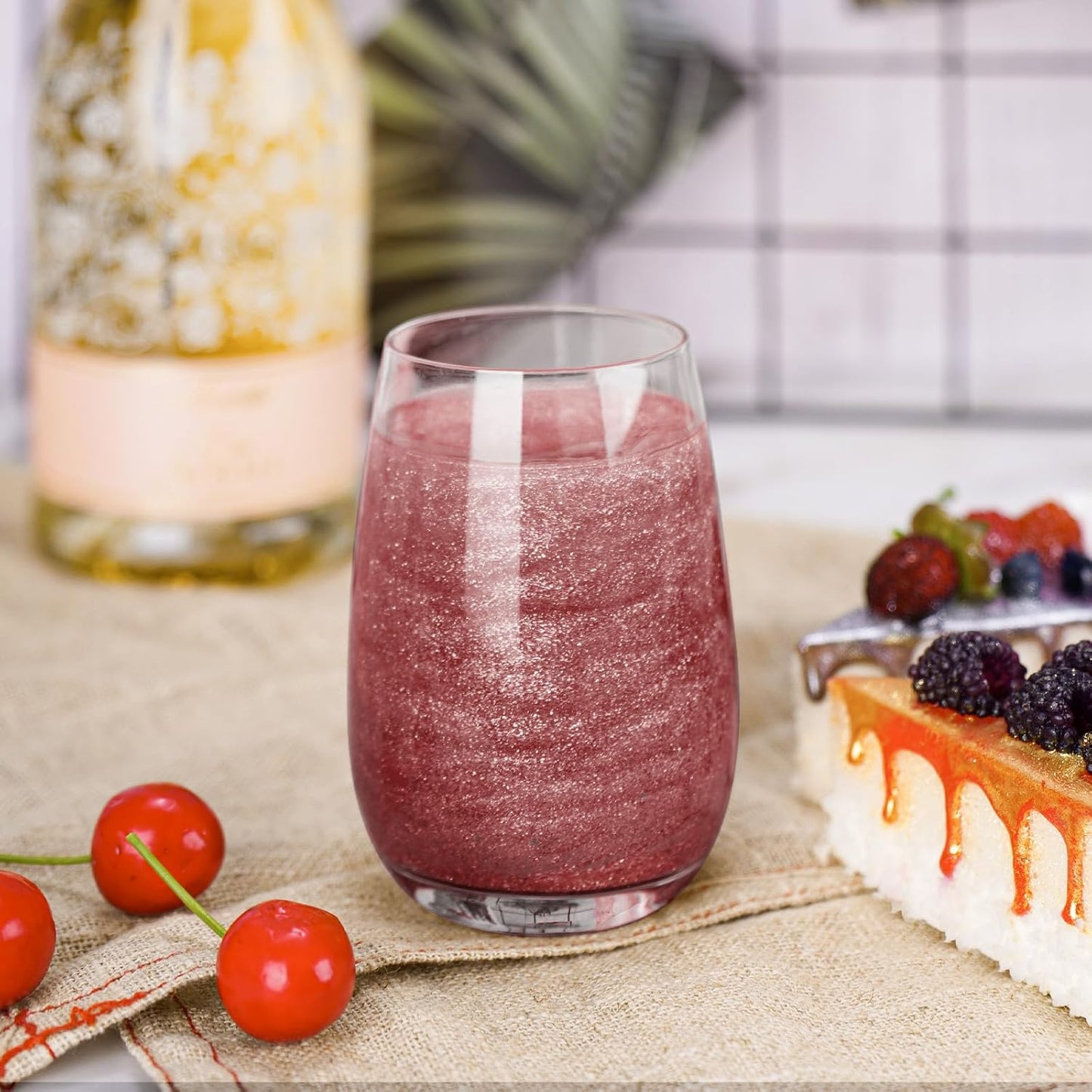 NiHome Edible Food-Grade Glitter Powder Glimmer Luster Dust Metallic Fancy Food Decorating Sprinkle Glimmery Dust for Drink Wine Beverage Cake Bakery Vegan Allergen-Free (Dark Red, 0.35oz/10g)