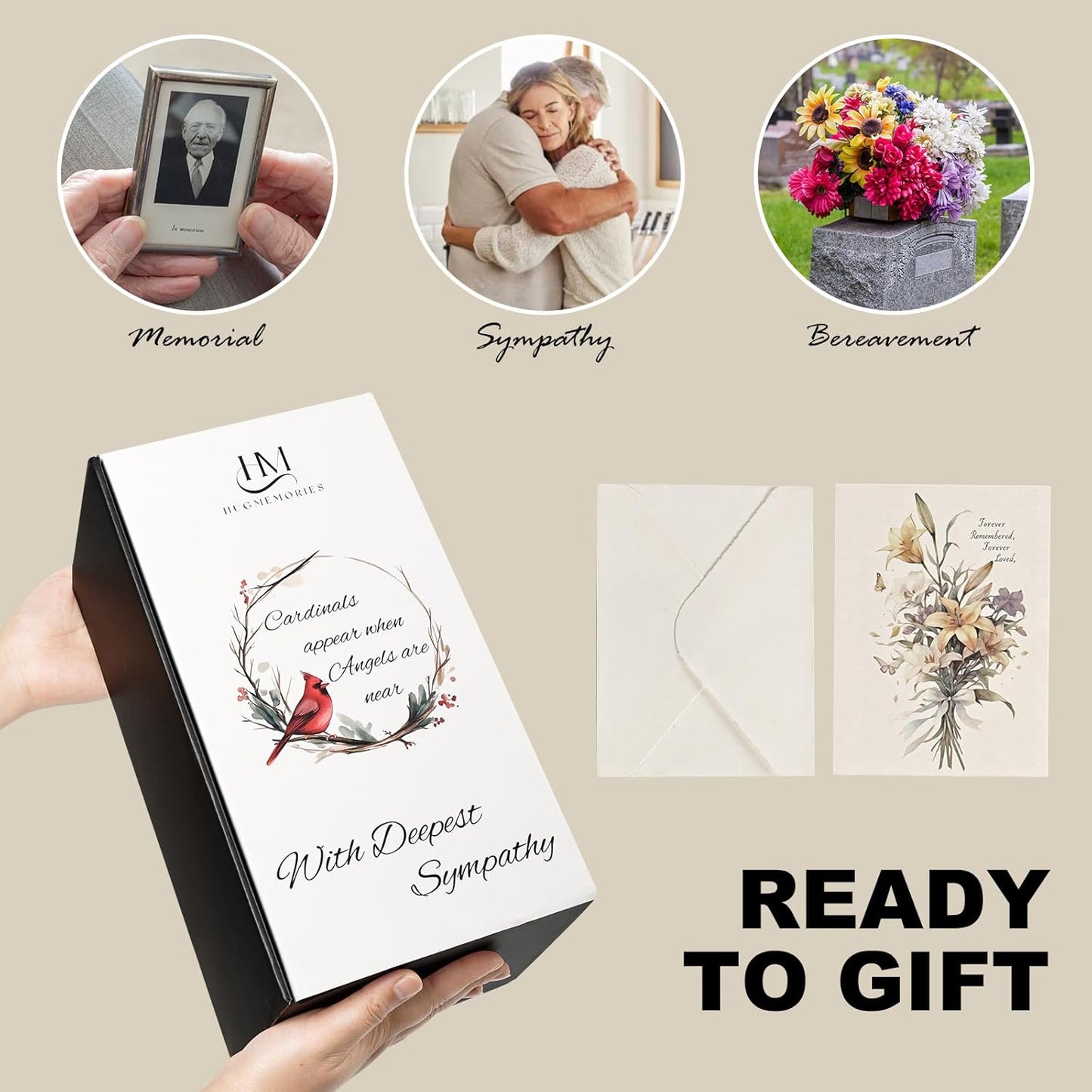 Memorial Lantern Bereavement Sympathy Gifts in Memory of Loved One Memorial Gifts for Loss of Mother Remembrance Gifts for Loss of Mom with LED Candle