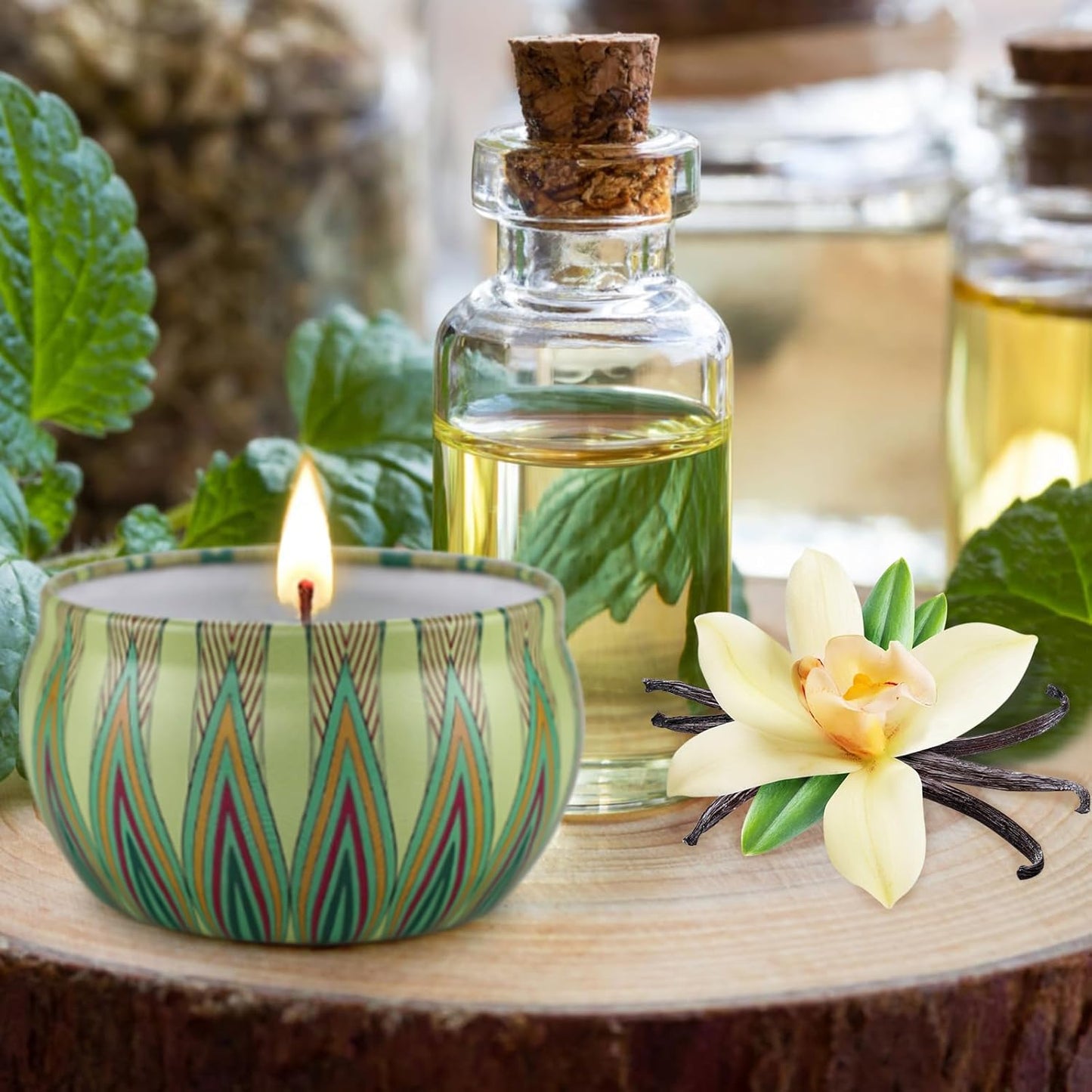 2 Pack Lavender, Sage Aromatherapy Soy Candles for Stress Relief, Relaxation - Over 50 Hours Burn Time, Home Scented, Stocking Stuffers