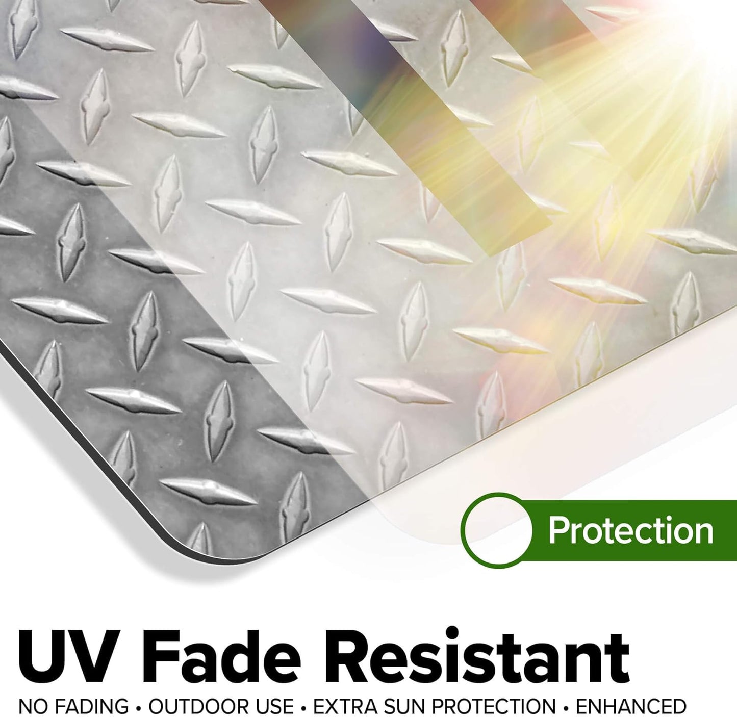 Custom Sign, Custom Street Sign, 11 Font Colors, 13 Font Styles, 4 Hole Options, 22 Sizes, 18x18 Inches, Rust Free DiBound, Fade Resistant, Made in USA by My Sign Center (Diamond Metal)