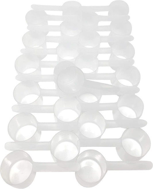 1/2 Cup (4 Oz. | 118.4 mL) Long Handle Scoop for Measuring Coffee, Pet Food, Grains, Protein, Spices and Other Dry Goods (Pack of 25)