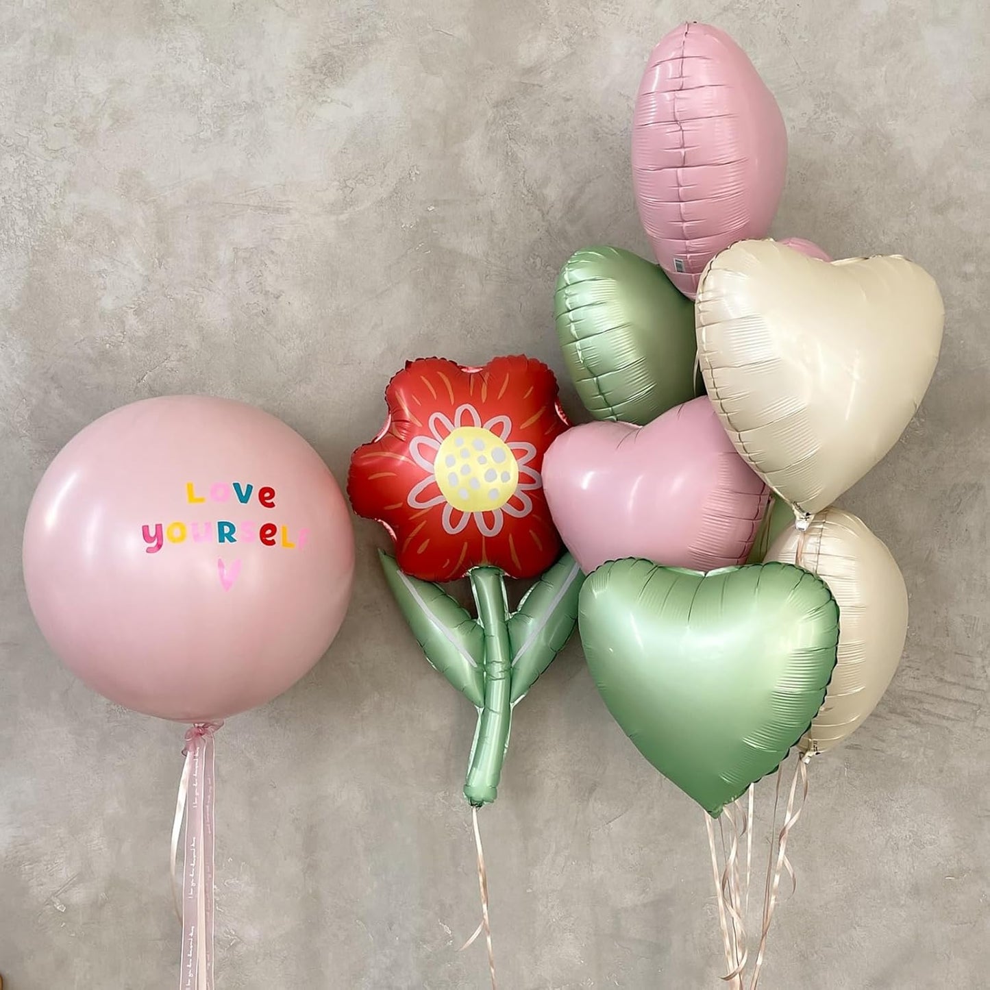 Sage Green Heart Balloons,12Pcs Olive Green Heart Shaped Foil Balloons,18Inch Pastel Green Helium Polyester Film Balloon for Baby Shower Birthday Anniversary Wedding Party Decorations