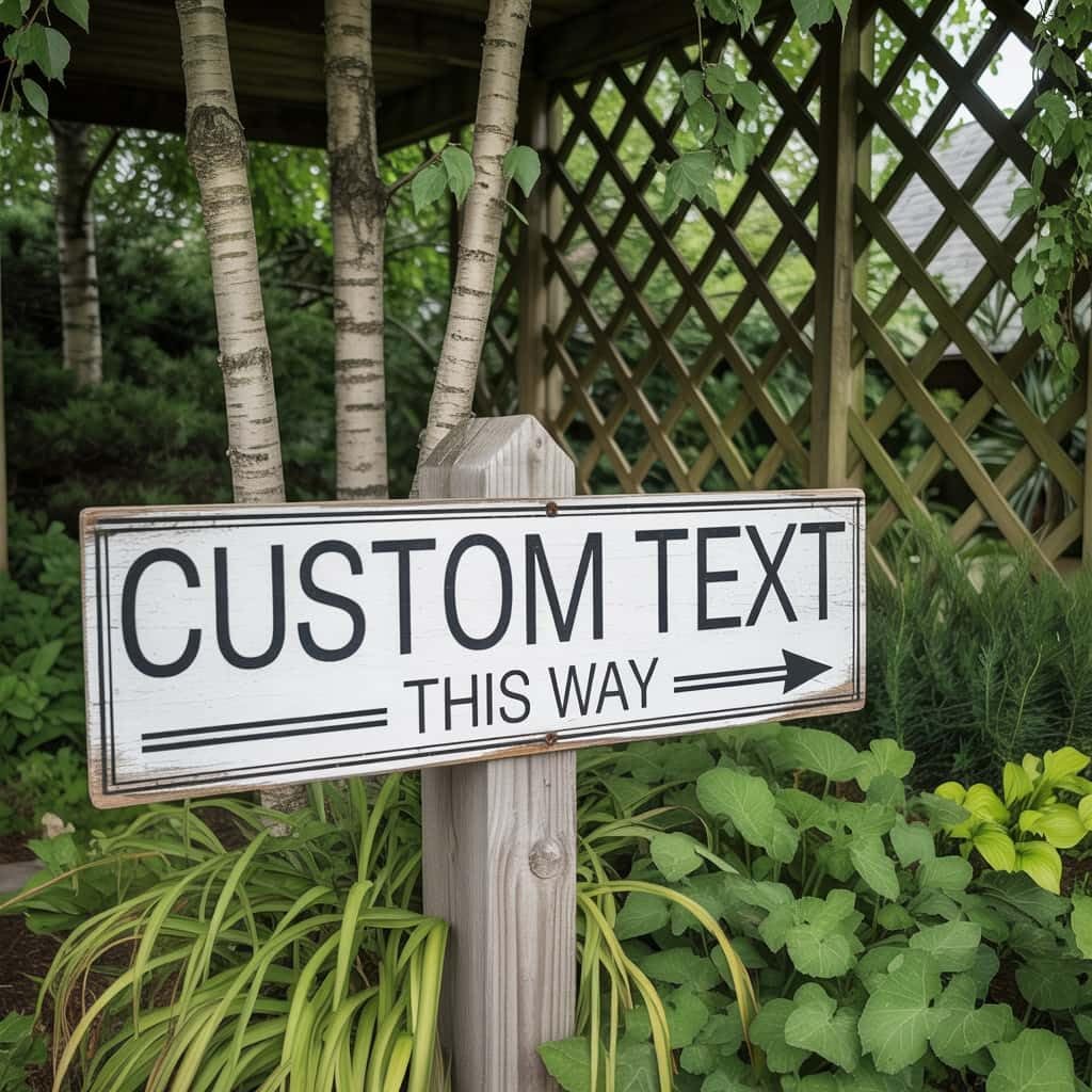 Custom Signs Outdoor Metal, Personalized Street Sign for Home Bar Wall Decor, Fade Resistant .040 Aluminum, 4 x 18 Inches