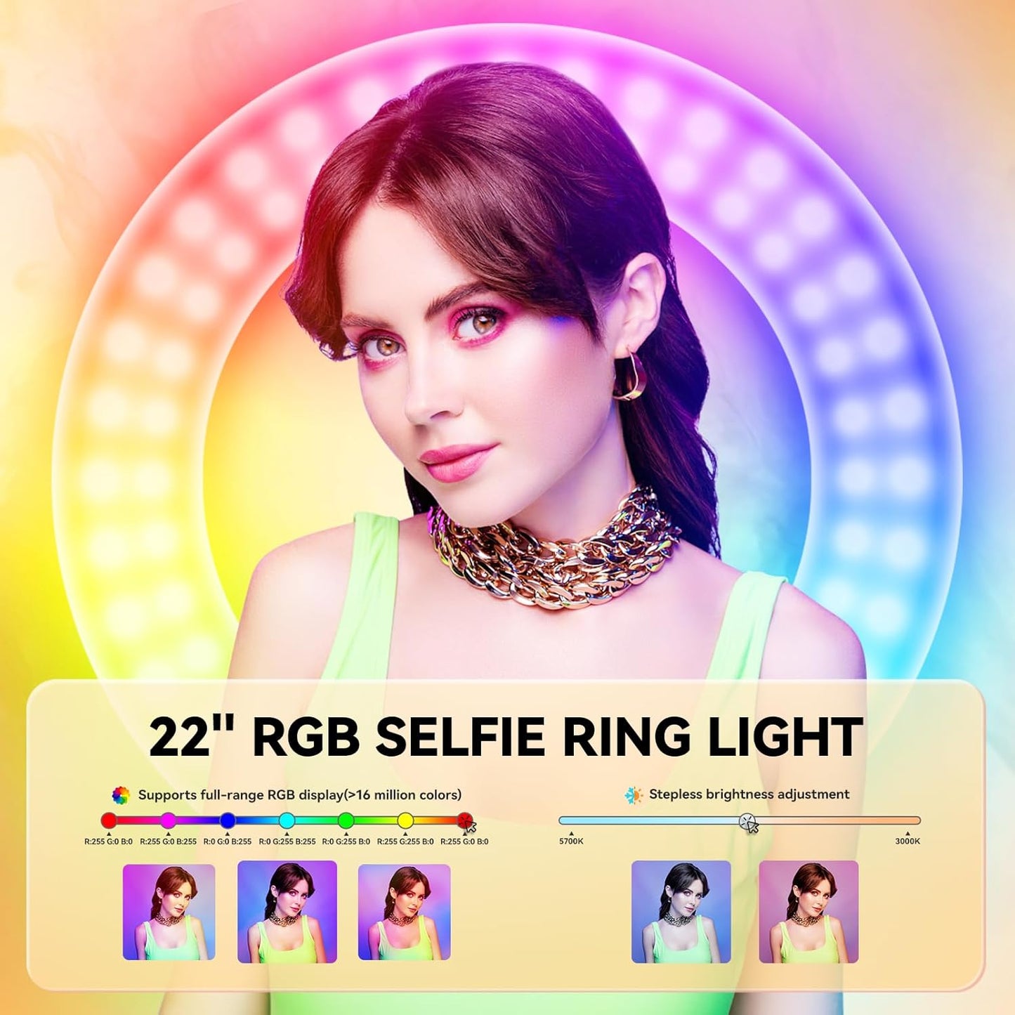 Photo Booth Stand Compatible with 10.2"-12.9" iPad, Large Light Box Customized Logo Photobooth Machine Cyratok APP Software Control Ring Light,Perfect for Wedding/Parties/Birthday(Flight Case)