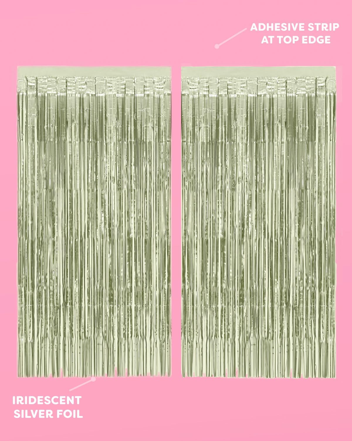 xo, Fetti Party Decorations Sage Green Foil Curtain - Set of 2 | Bachelorette Party Supplies, Cute Birthday Queen Photo Booth, Bach Martini Decor, Bridal Shower Backdrop
