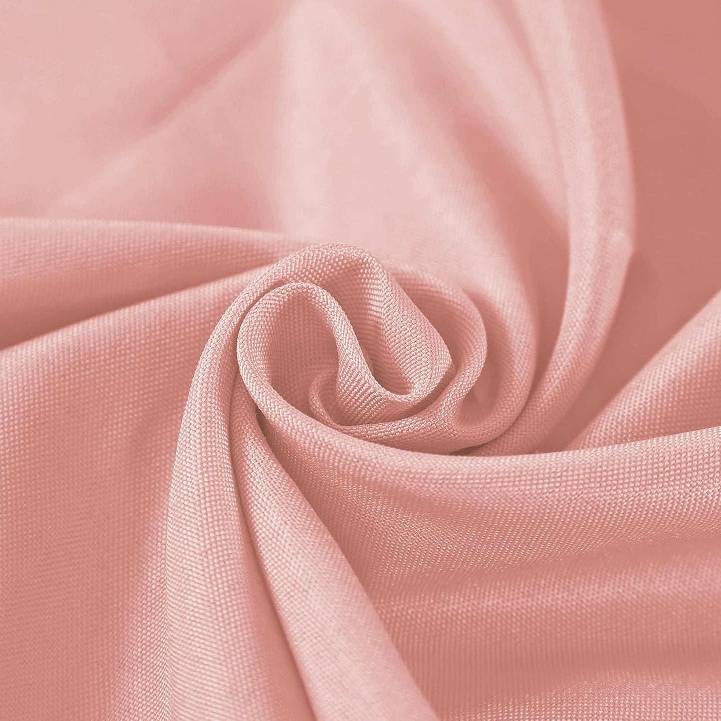 120 inch Round Tablecloth Washable Polyester Table Cloth Decorative Table Cover for Wedding Party Dining Banquet（120 inch, Dusty Pink）