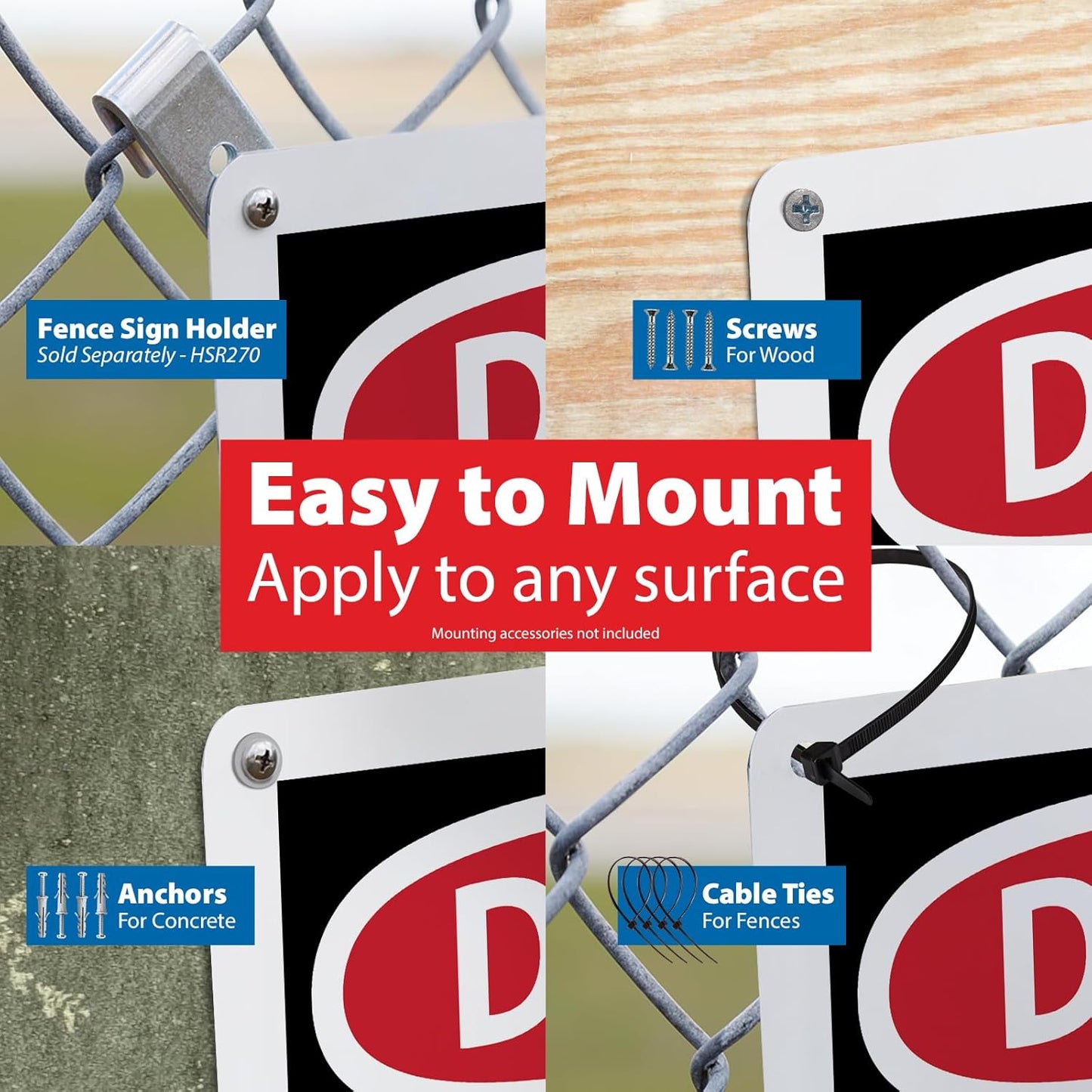 Custom OSHA Style Safety First Sign 10" x 14" Aluminum Sign, Customizable "Your Text Here", by AccuformNMC Made in USA