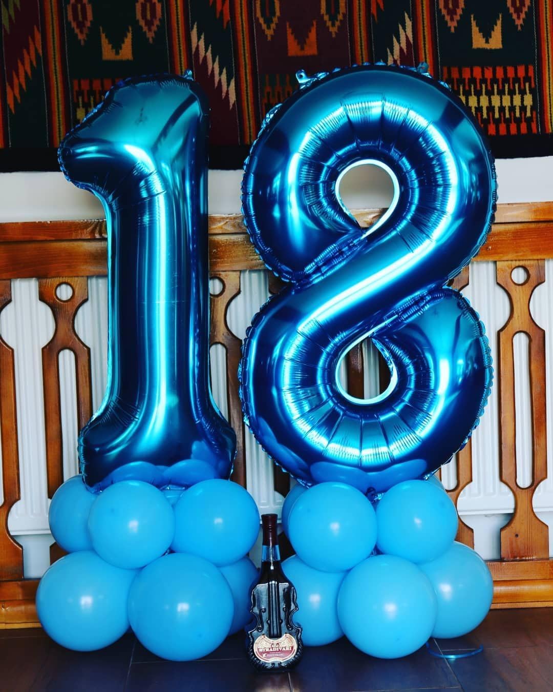40 Inch Big Dark Blue 8 Balloon Number Foil Helium Number Balloons 0-9 Jumbo Giant Happy 8th 18 28 Birthday Party Decorations for Boy or Girl Huge Mylar Anniversary Wedding Party Supplies