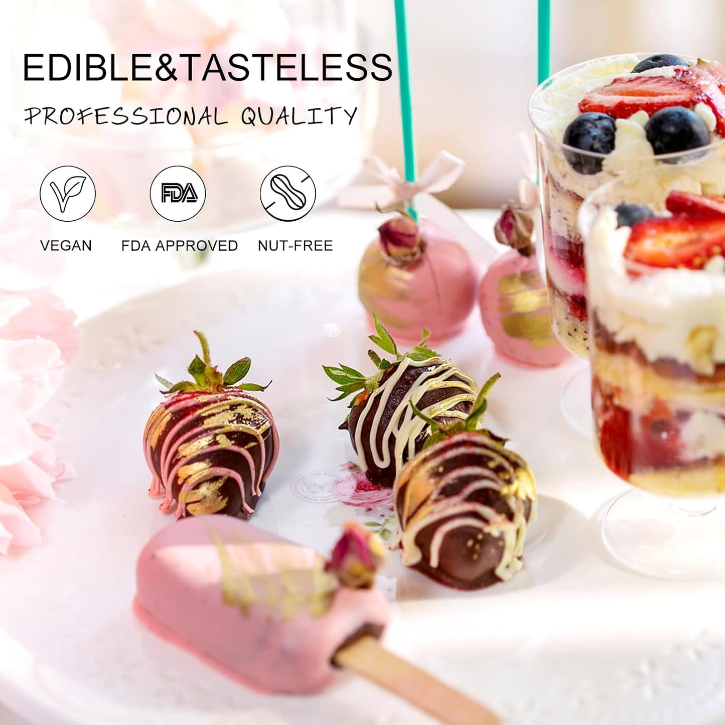 HomeHere Luster Powder Dust Edible Cake Dust, 7g