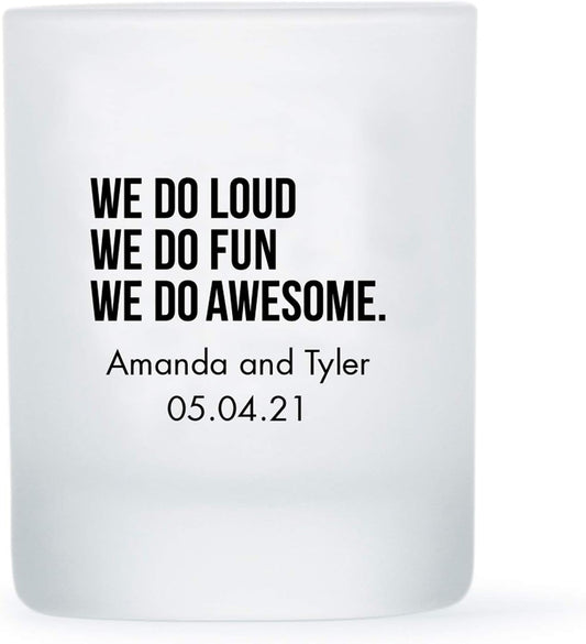 WEDDINGSTAR Personalized 3oz Frosted Shot Glass Customizable Full Color Print - 84 pack