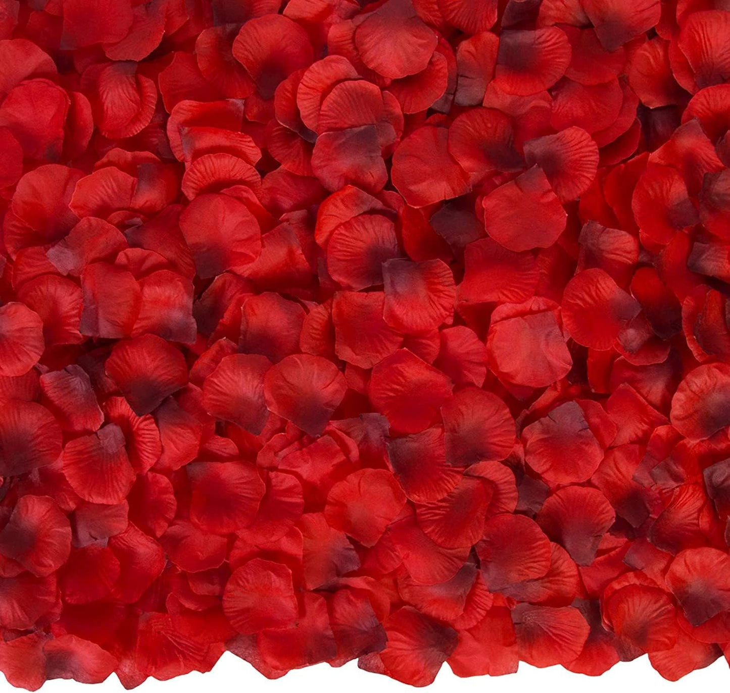 Ouddy Decor 3000 Pcs Rose Petals Artificial Flowers for Valentine's Wedding Decor Romantic Night Bridal Party Home Decorations, Red