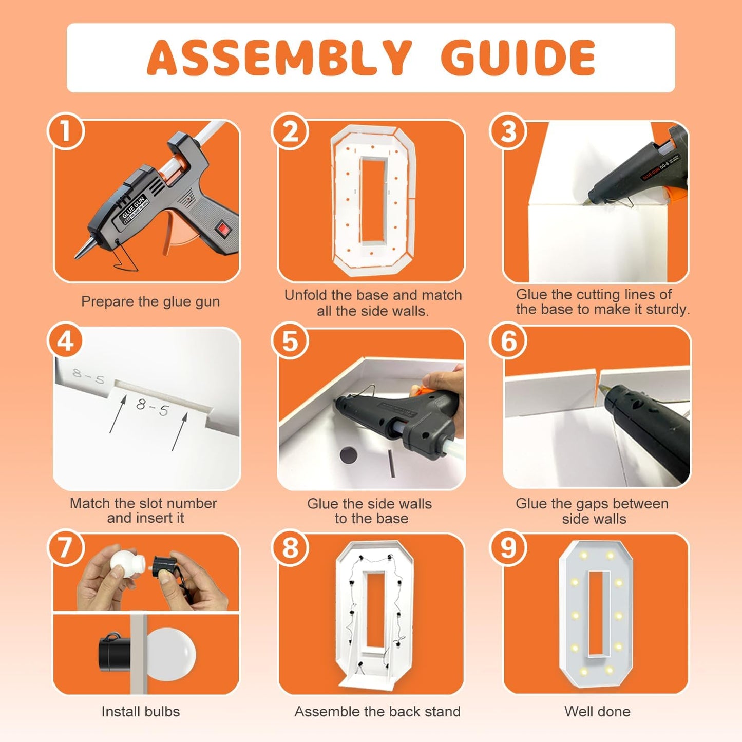 Marquee Light Up Letters E, 4FT Foam Board Mosaic Balloon Letters with Light Bulbs, Large Marquee Letter for Birthday Festival Party, Marry Me Light Up Letter for Wedding Engagement Party Decor