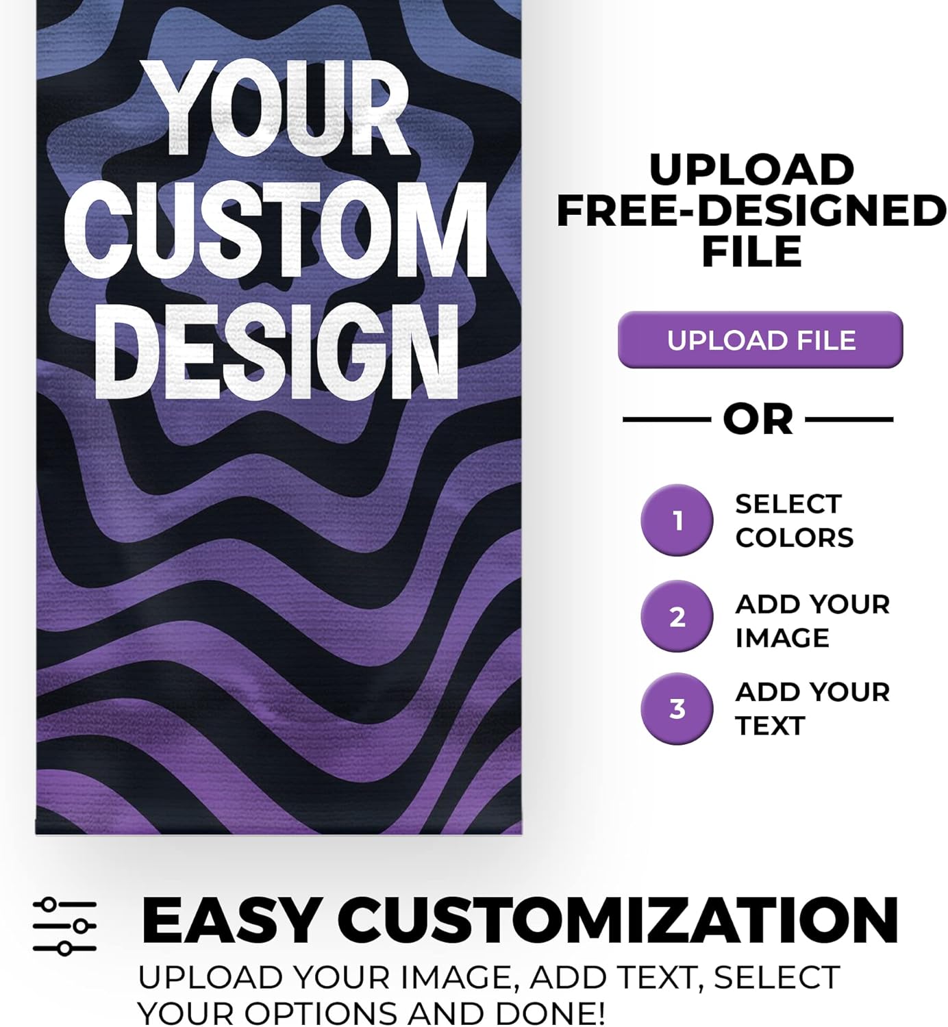 DreamController Custom Hanging Canvas Wall Art Decor(16" X 35" Set of 3) I Customize your Canvas Picture Banner Ready to Hang for Bedroom, Livingroom & Office | Made in USA | Fast delivery | HD Print