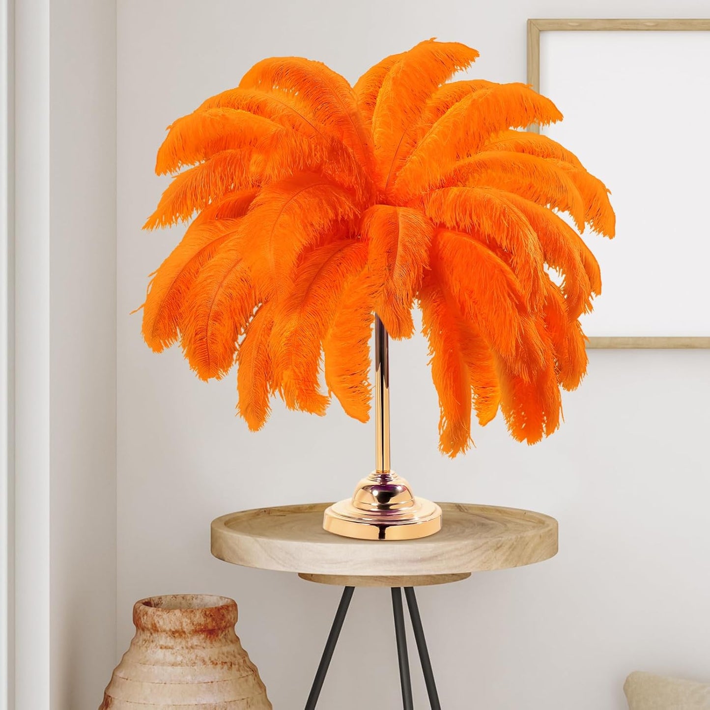 80 Pcs Large Natural Ostrich Feathers Plumes 14-16 Inch Bulk for DIY Crafts Wedding Party Centerpiece Vase