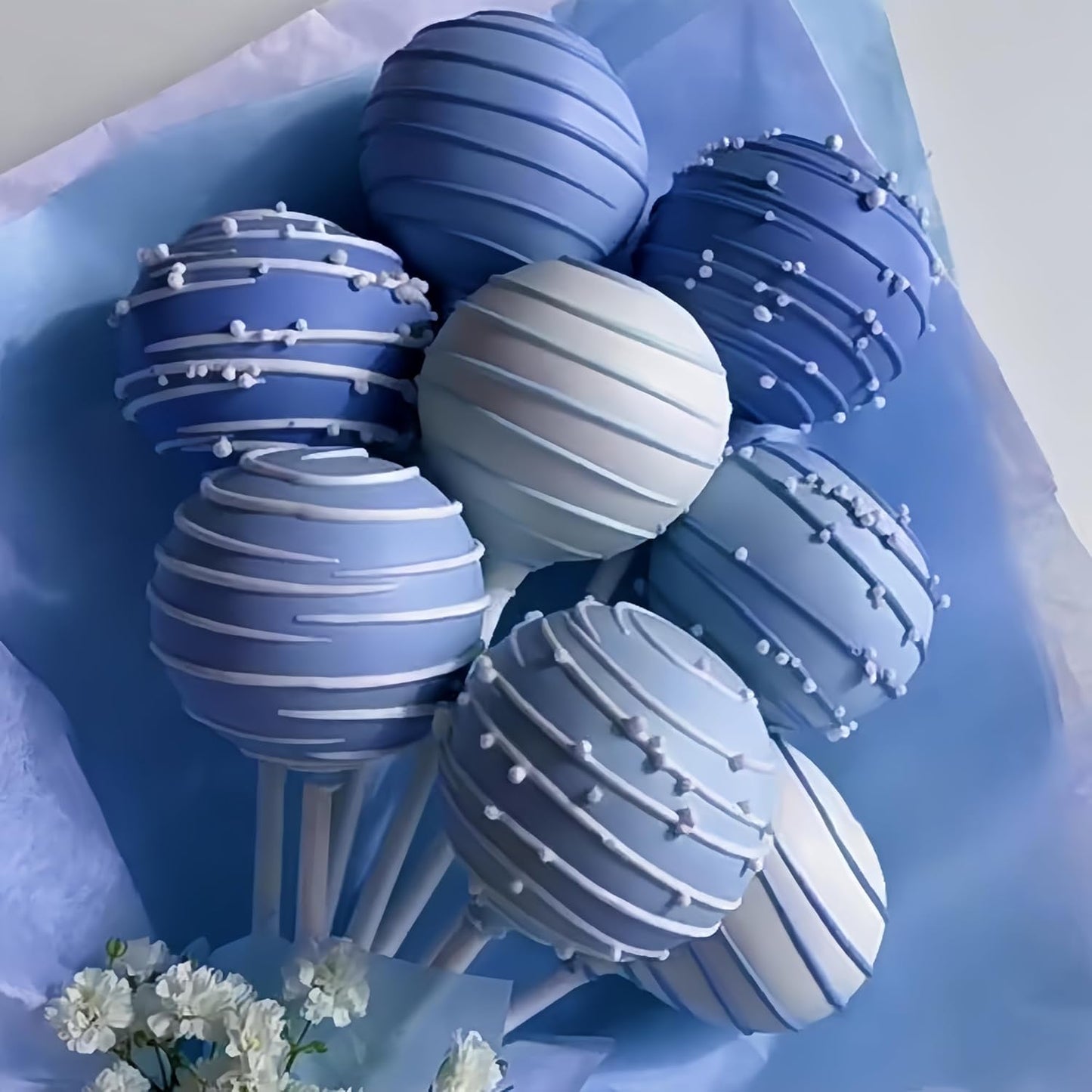 Edible Light Blue Pearl Sugar Sprinkles Candy 2mm Mini Pearls Cake Decorations Cupcake Toppers Cookie Decorating Perfect for Wedding Party Valentine Halloween Christmas Supplies 3OZ