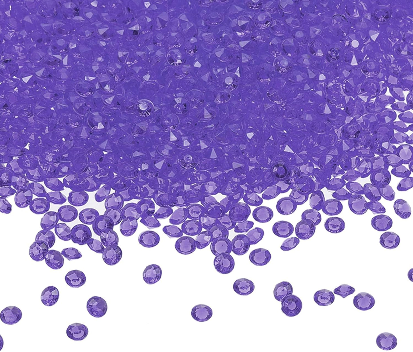 PATIKIL 4000 Pcs Wedding Table Scatter Confetti Crystals 6 mm Acrylic Diamonds Vase Fillers Gems for Table Centerpiece Decorations Party Vase Beads, Blue/Purple
