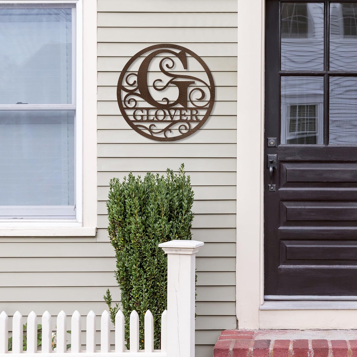 Custom Metal Signs Metal Name Sign Metal Wall Art Split Letter Monogram Wall Decor Metal Wall Art Last Name Sign Family Name Sign Personalized Wedding Gift Fire Pit Sign Outdoor Decor Cabin Sign