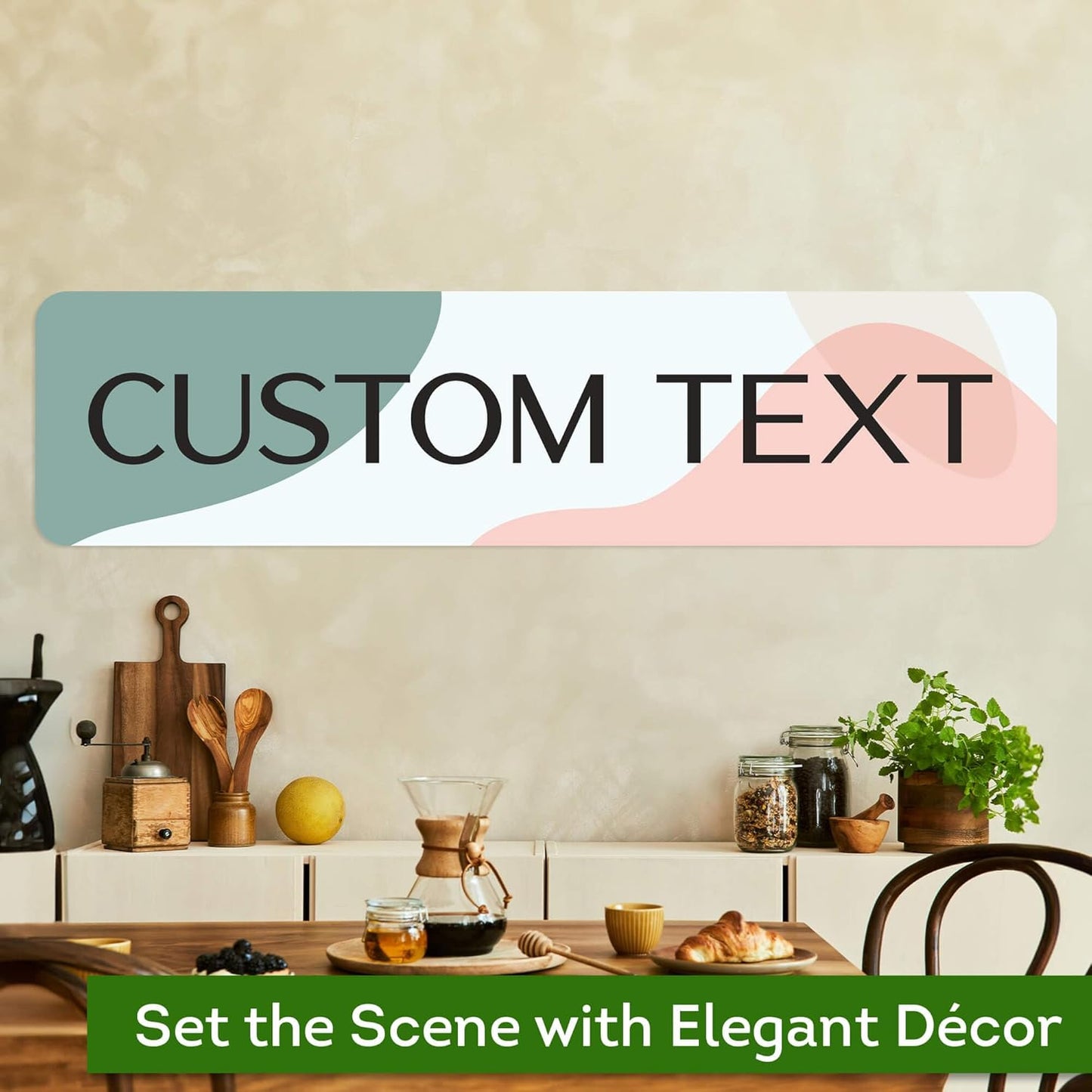 Custom Sign, Custom Street Sign, 11 Font Colors, 13 Font Styles, 4 Hole Options, 22 Sizes, 12x48 Inches, Rust Free DiBound, Fade Resistant, Made in USA by My Sign Center (Minimalist)