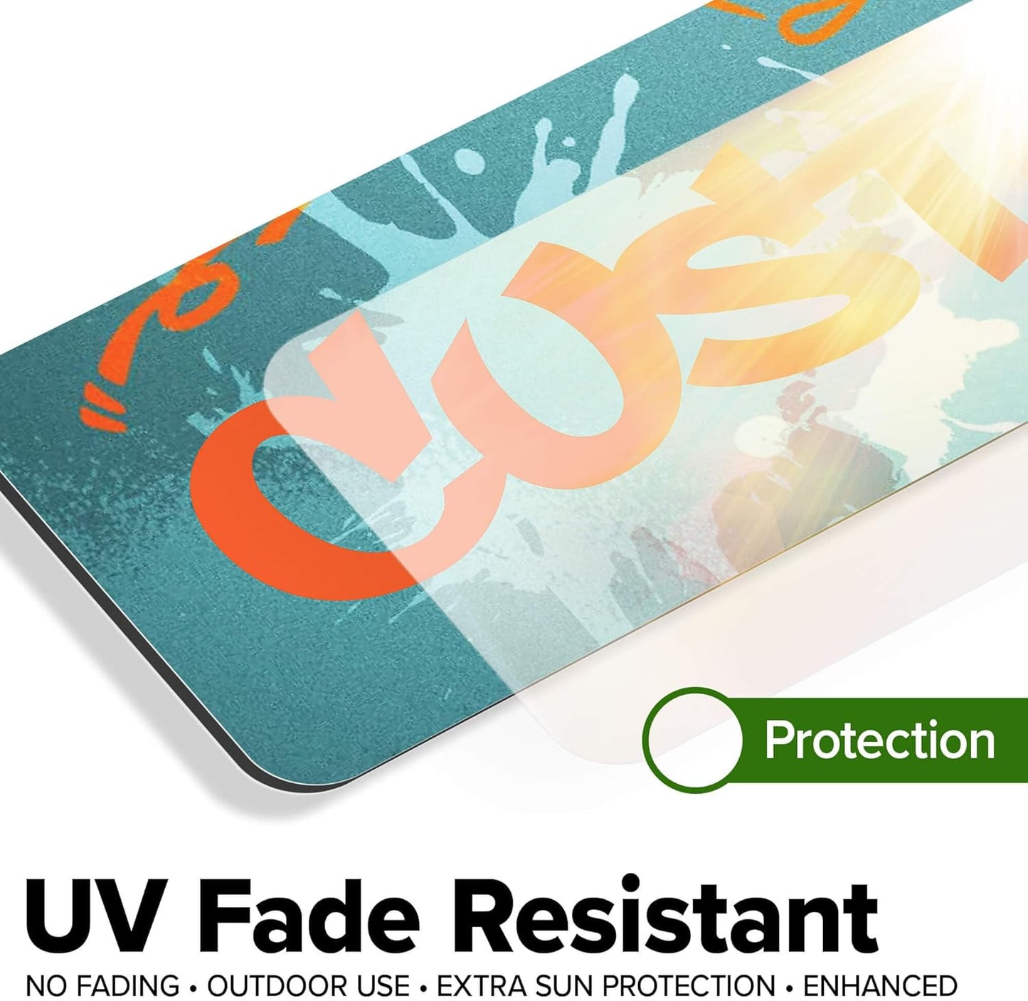 Custom Sign, Custom Street Sign, 11 Font Colors, 13 Font Styles, 4 Hole Options, 22 Sizes, 4x18 Inches, Rust Free DiBound, Fade Resistant, Made in USA by My Sign Center (Graffiti)