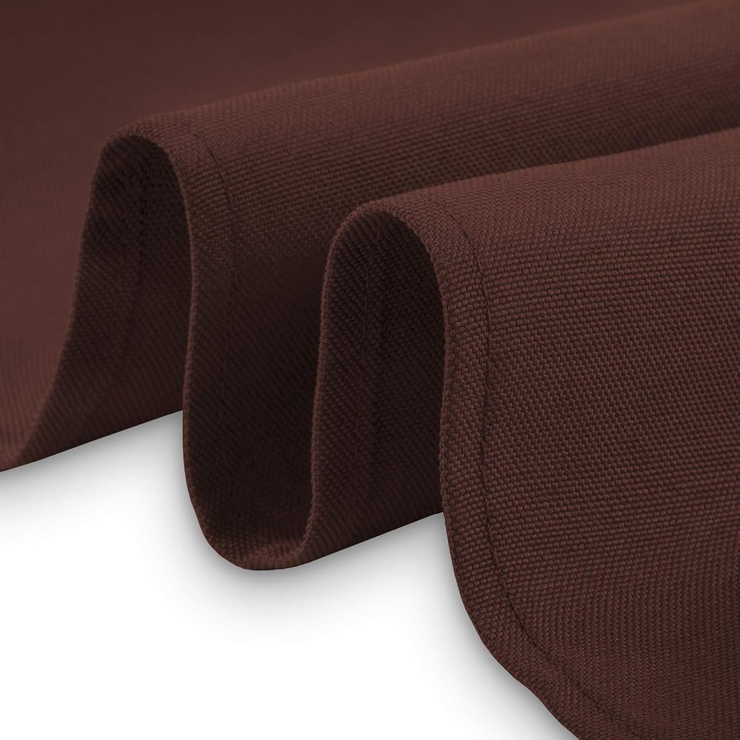 Lann's Linens - 10 Premium 108" Round Tablecloths for Wedding/Banquet/Restaurant - Polyester Fabric Table Cloth - Chocolate Brown