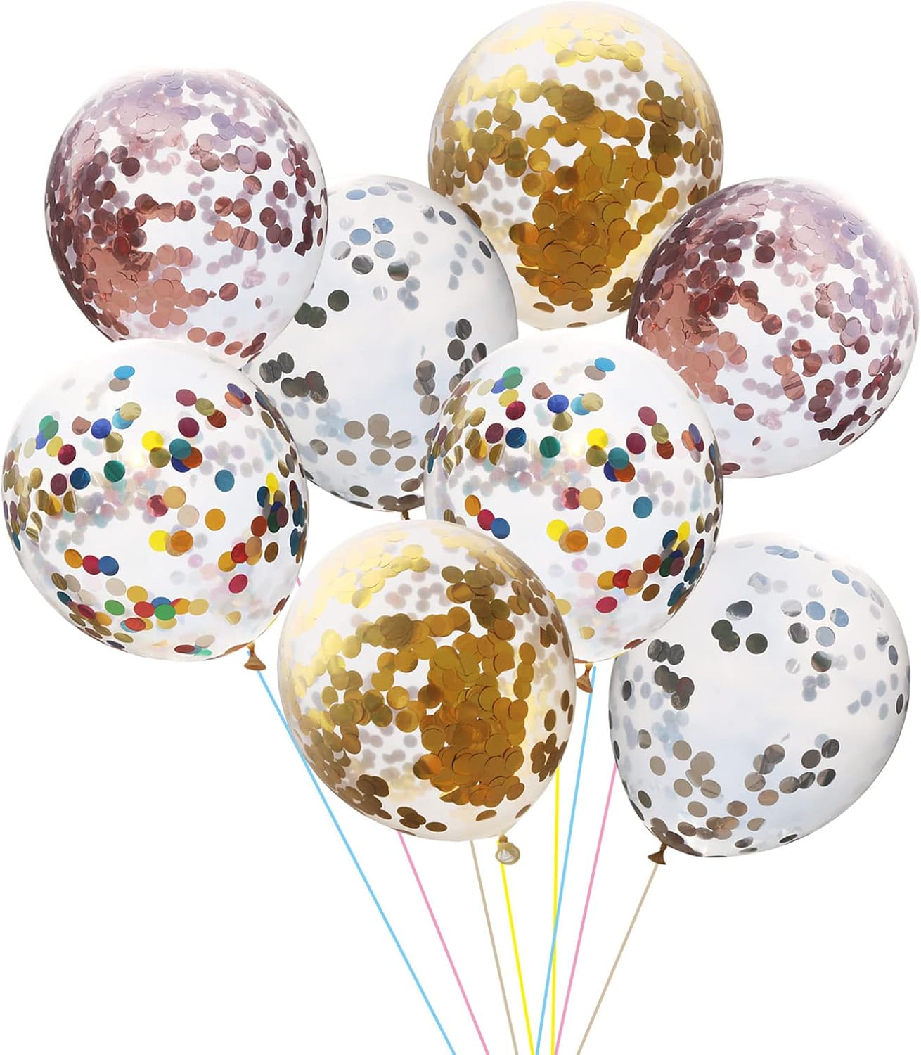 Gold Foil Confetti,Round Dots Glitter Table Confetti,Sparkling for Party Decorations(1.76 OZ)