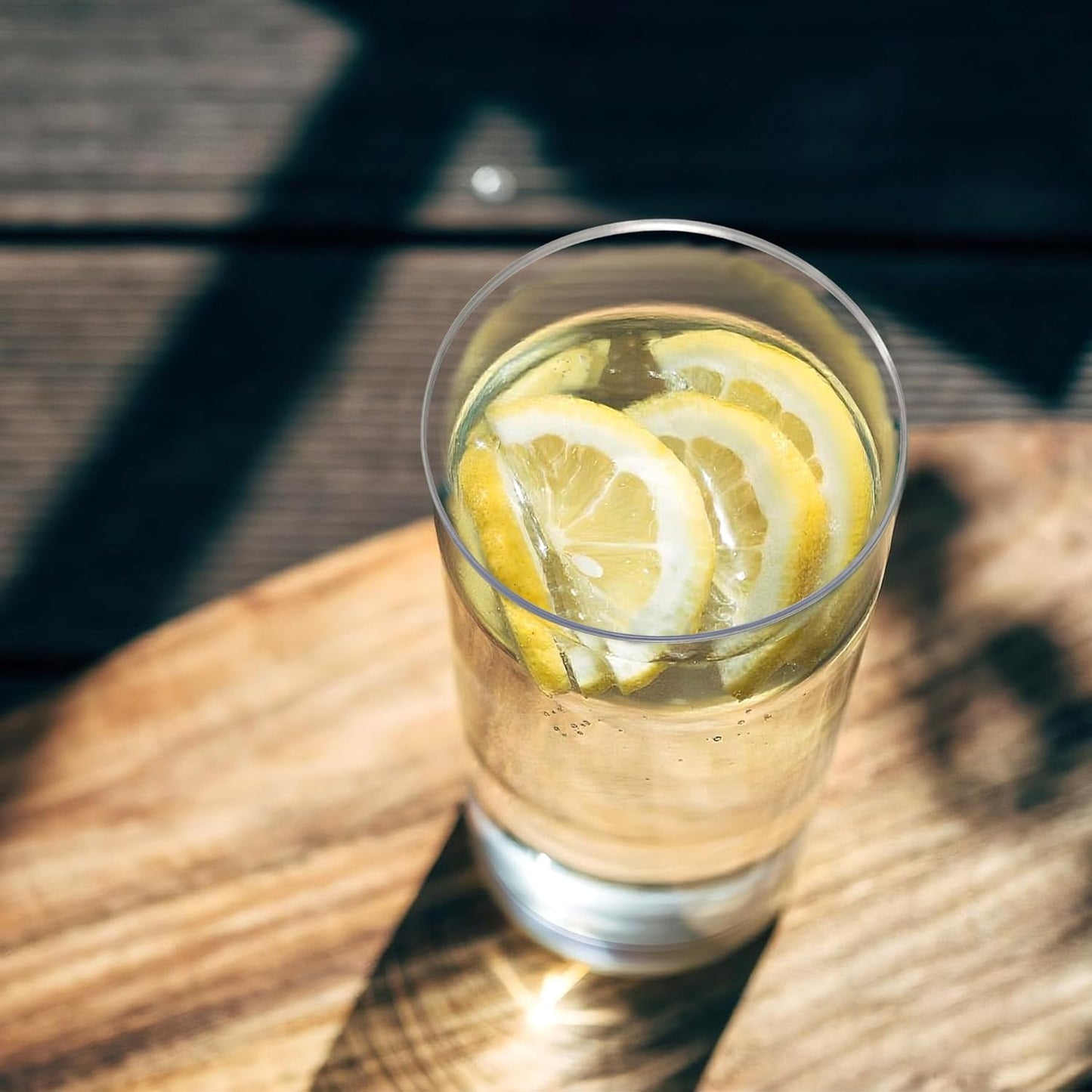 200Counts 12 OZ. Hard Plastic Cups Fancy Disposable Cups for Party, 12 Ounce Clear Elegant Wedding Cups Disposable Wine Glasses for Parties