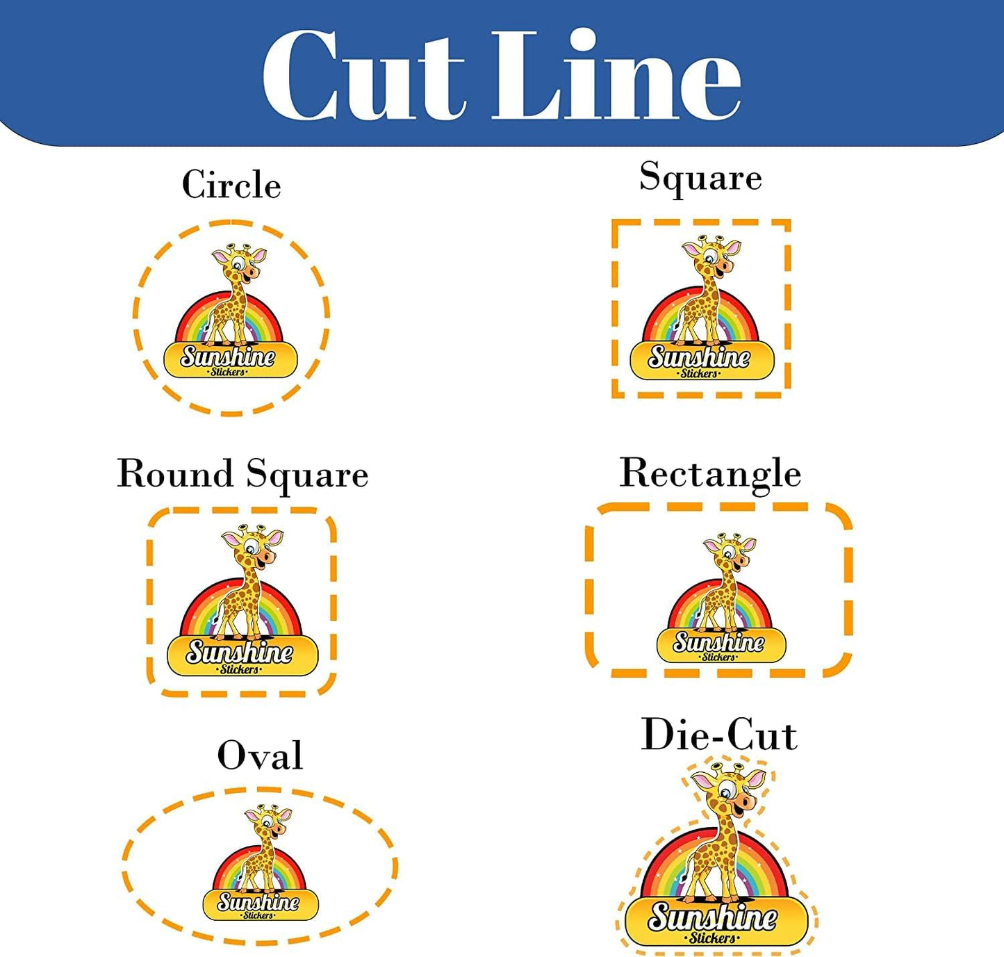 Custom Waterproof Vinyl Stickers with Your Image Photo Text or Logo | Personalized Dishwasher Safe Label for Business Logo