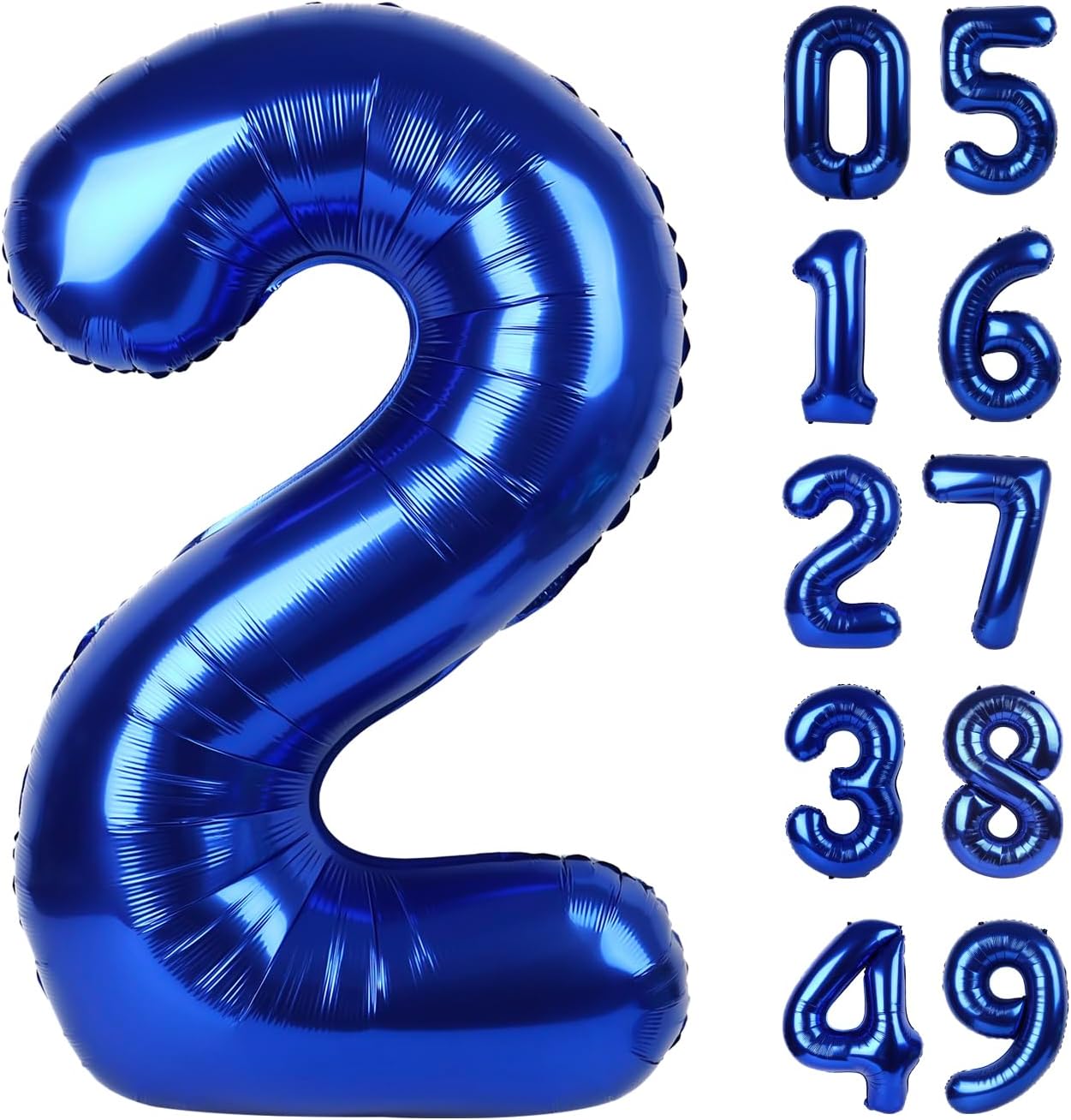 Night Blue number balloon 2026