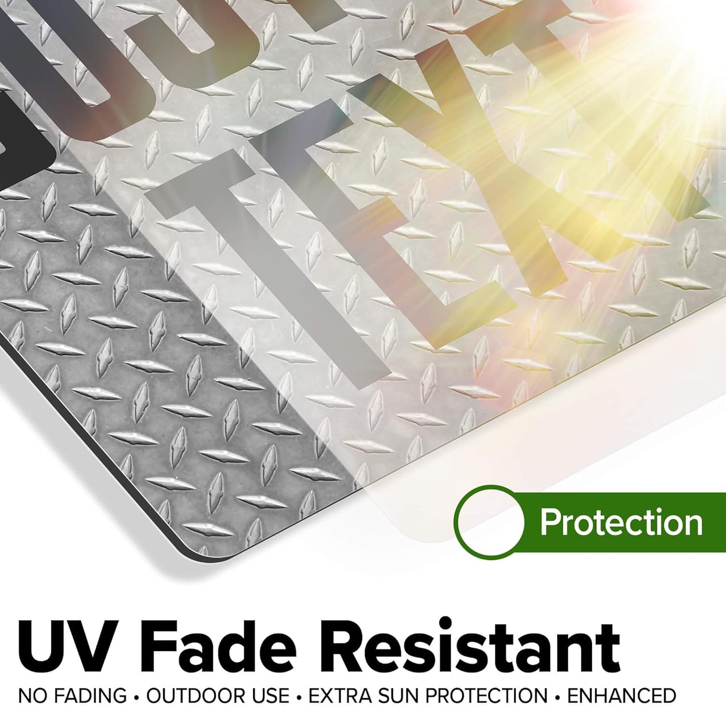 Custom Sign, Custom Street Sign, 11 Font Colors, 13 Font Styles, 4 Hole Options, 22 Sizes, 12x12 Inches, Rust Free DiBound, Fade Resistant, Made in USA by My Sign Center (Diamond Metal)