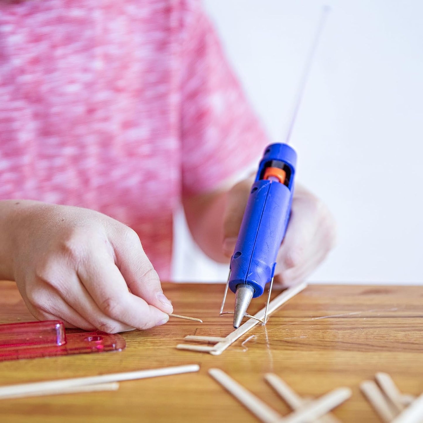 uxcell 20pcs Hot Glue Sticks for Glue Gun 11mm/0.43-inch x 4-inch Mini Hot Melt Adhesive Glue Stick Glitter White