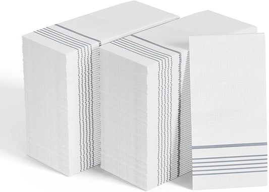 600 Pack Paper Napkins, Disposable Guest Towels Party Dinner Napkins Soft, Absorbent 3-Ply Hand Towels for Bathroom, Wedding and Events