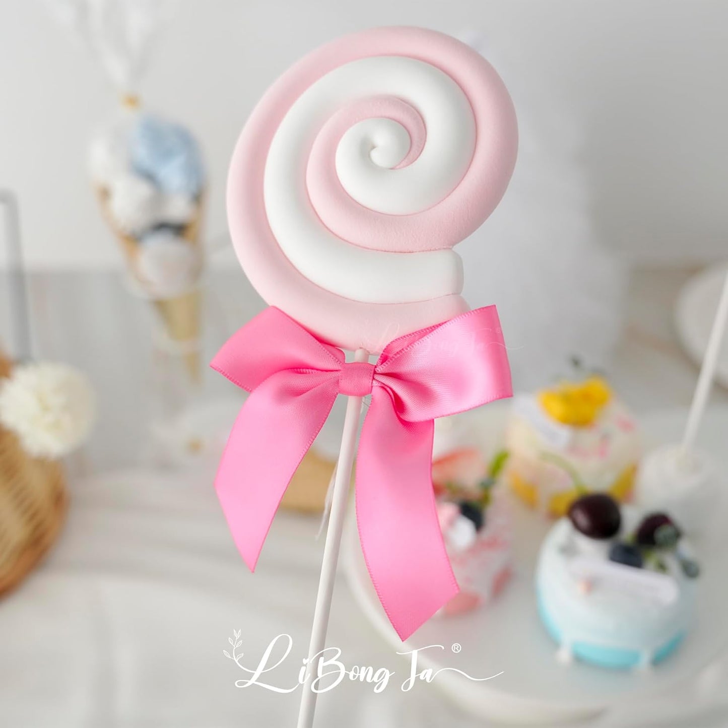 3.5" Hot Pink Bow Satin Pre-Tied Bows for Gift Wrapping, Small Bows for Crafts, Premade Bows, Candy Apple Bows, Twist Tie Bows for Cake Decorating, Party Favor, Wedding Decoration-36 Counts