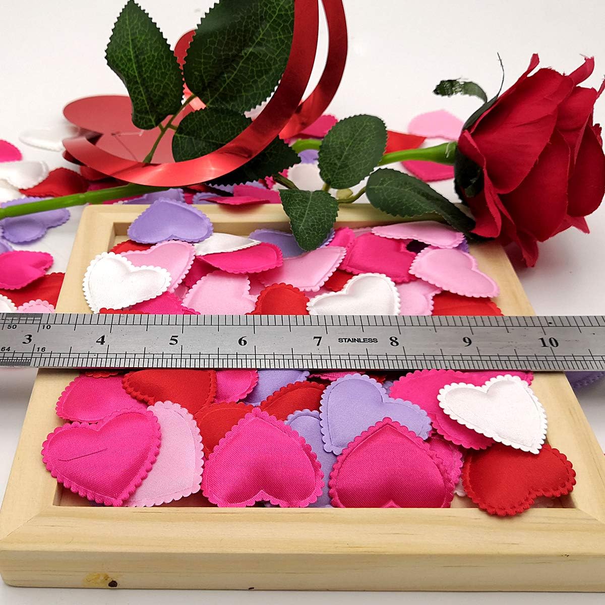 Heart Confetti Decoration - Romantic Decor for Valentine's Day,Mother's Day,Birthday,Anniversary,Thanksgiving,Christmas,New Year (400PCS Mix)
