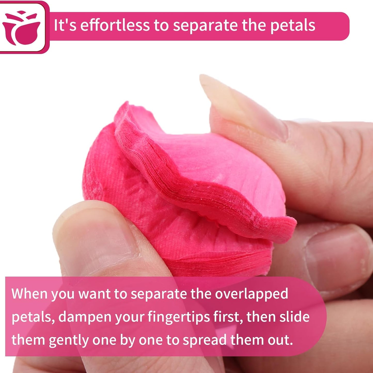 1000 Pcs Artificial Fake Rose Petals,Flower Petals for Romantic Night, Engagement, Party, Wedding, Event Flower Decorations, in Bulk(Light Rose with Dark Rose)