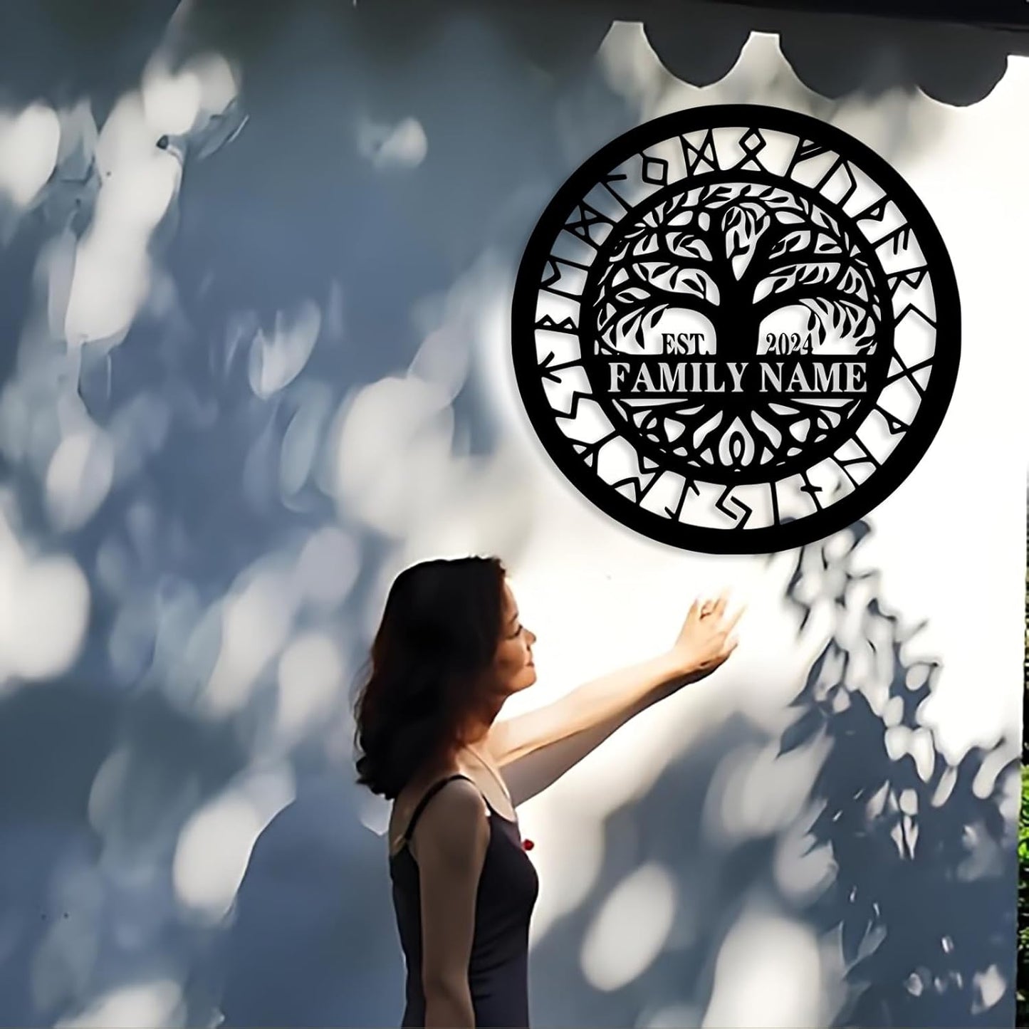 Personalized Tree of Life Metal Sign Wall Art Decor, Custom Wedding Gifts for Couples, Custom Family Name Sign, Christmas Valentine's Day Housewarming Gifts