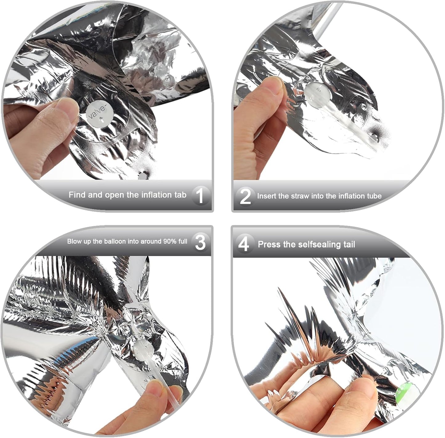 Silver Foil Number 28 Balloon 40 Inch, Helium Mylar Eight Number 28 Birthday Balloons, 28th Silver Women Men Wedding Anniversary, Graduations Party Supplies